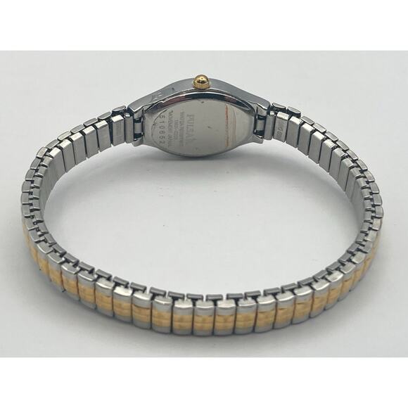 Pulsar 1N01-X203 Womens Analog Petite Oval Watch 17mm - New Battery - WR - Picture 7 of 9